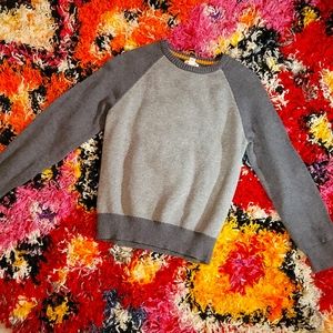 Grey knit sweater